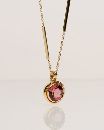 4.95ct Pink Tourmaline Dormir Pendant
