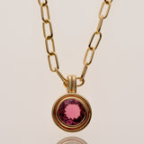 2.35ct Pink Tourmaline Dormir Pendant