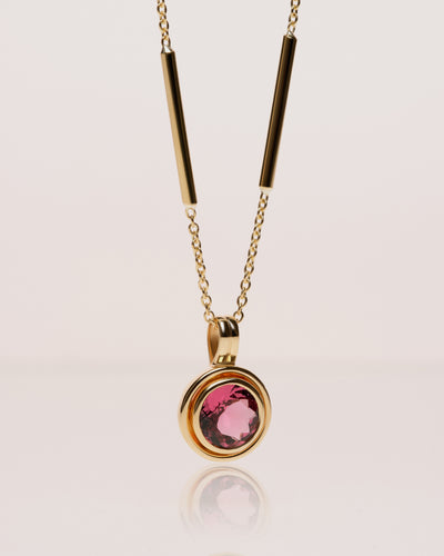 2.35ct Pink Tourmaline Dormir Pendant