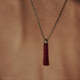 Ruby Dormir Tassel Pendant